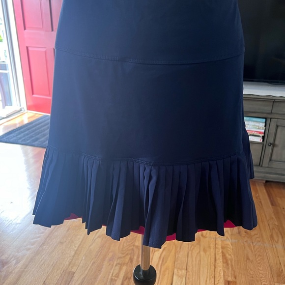 Bolle Women'sTennis Skirt SIZE XL Navy with pink - Picture 2 of 6